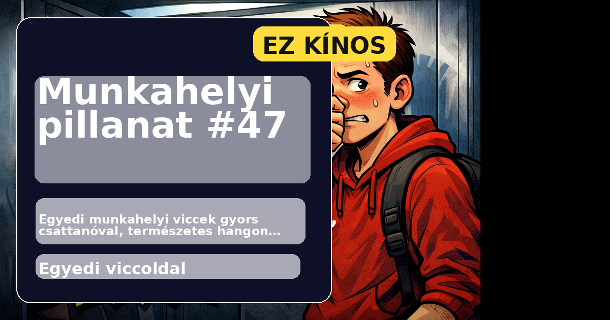 Munkahelyi pillanat #47 főképe