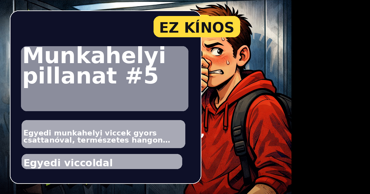 Munkahelyi pillanat #5 főképe