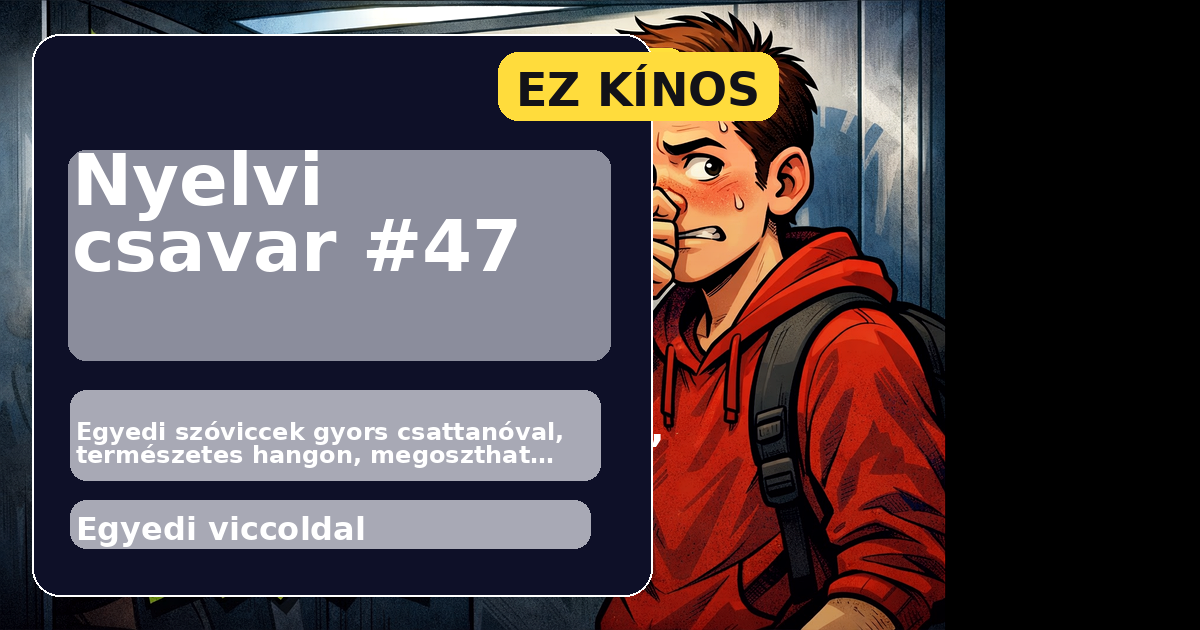 Nyelvi csavar #47 főképe