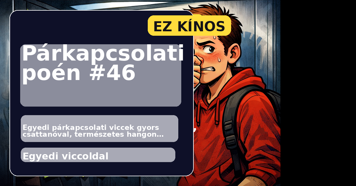 Párkapcsolati poén #46 főképe