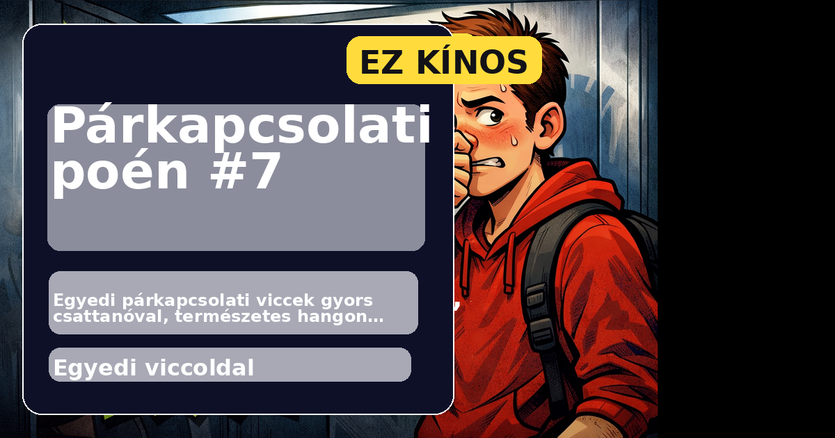 Párkapcsolati poén #7 főképe