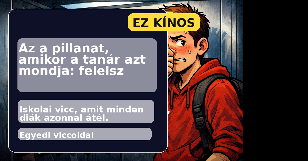 iskolai felelés jelenet