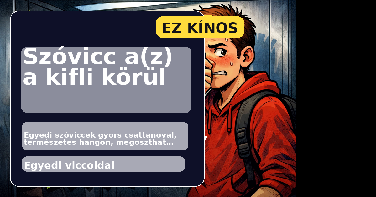 Szóvicc a(z) a kifli körül főképe