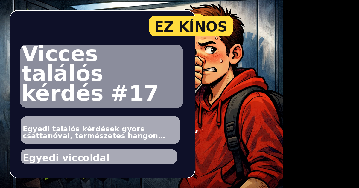 Vicces találós kérdés #17 főképe